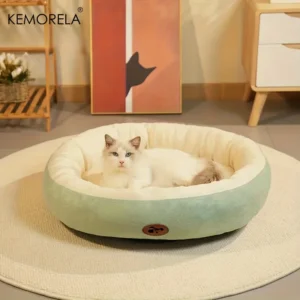Premium Cozy Oval Snuggle Pet Bed