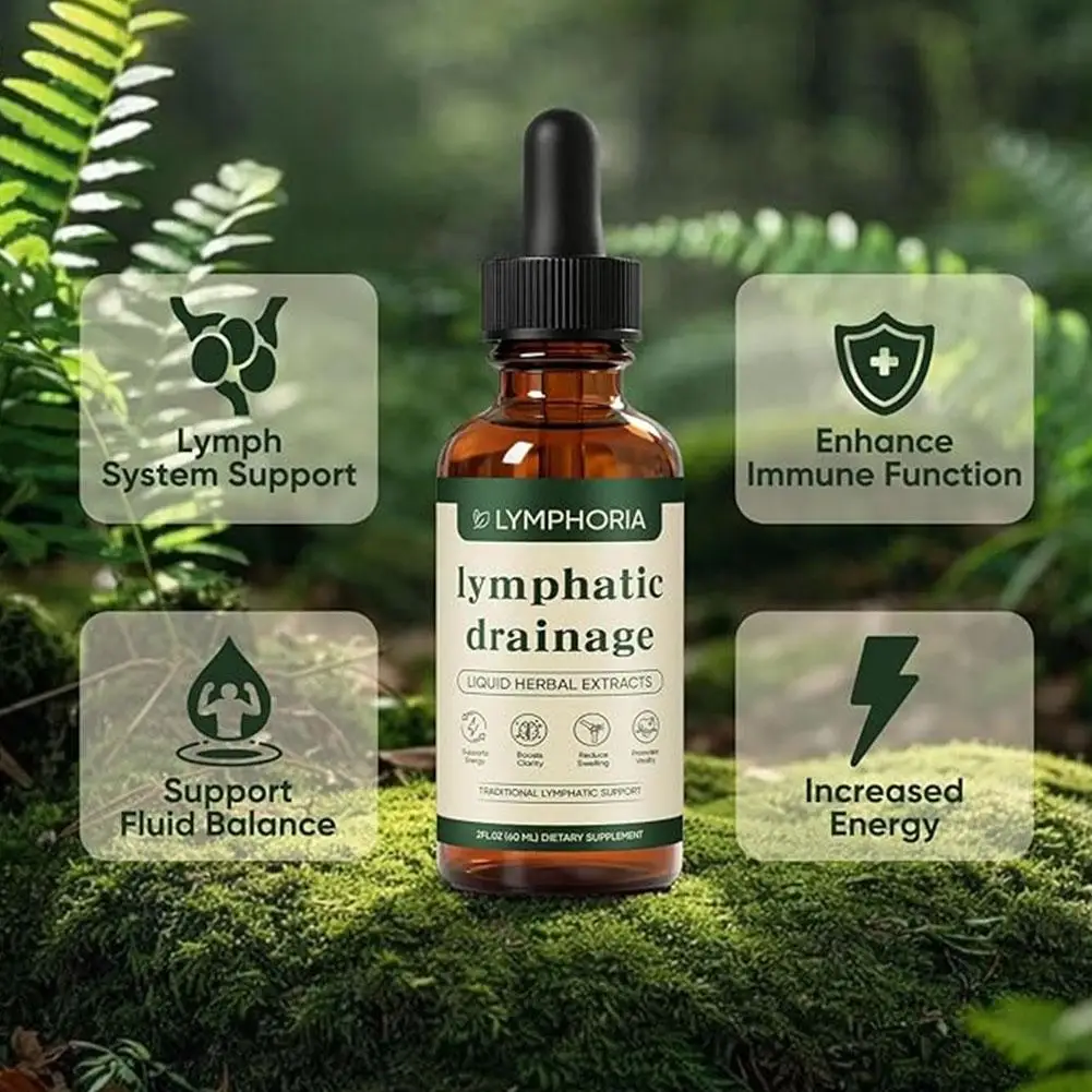 Lymphatic Drainage Support Liquid Drops – Natural Herbal Wellness Supplement - Image 5