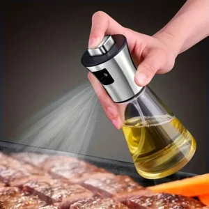 Premium 170ml Glass & Stainless Steel Olive Oil Sprayer