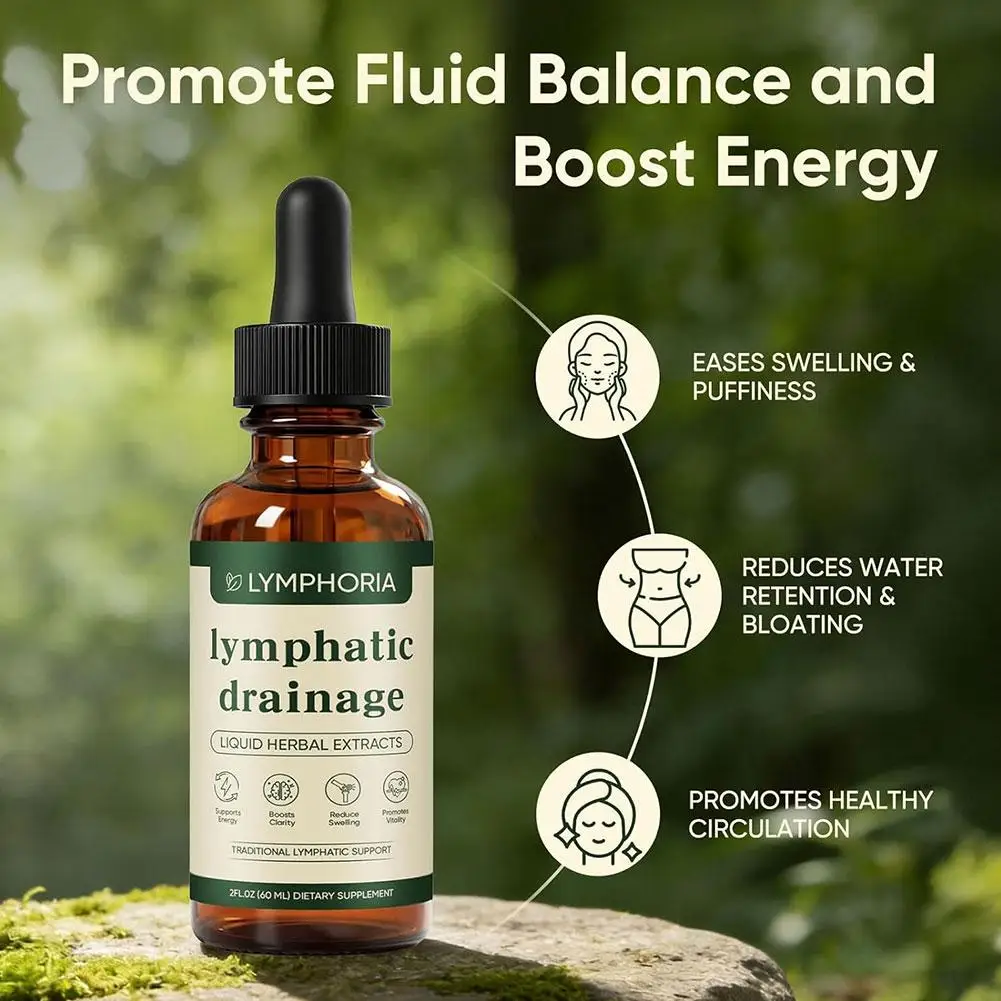 Lymphatic Drainage Support Liquid Drops – Natural Herbal Wellness Supplement - Image 6