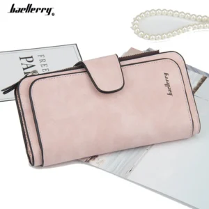 Women's Long Wallet High Quality with Buckle Multiple Pocket