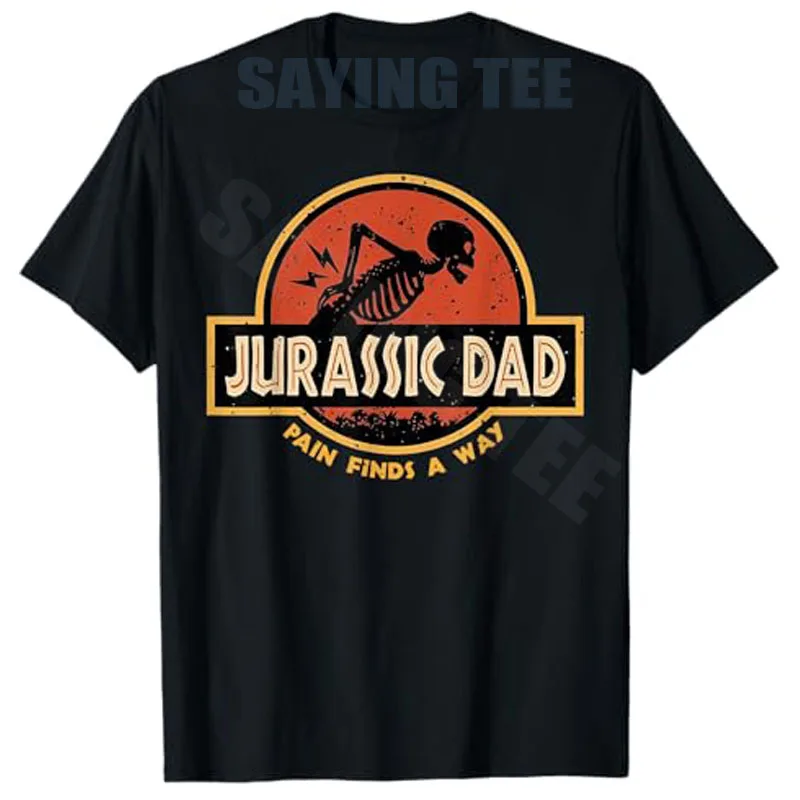 Men's "Pain Finds A Way" Jurassic Dad Graphic T-Shirt